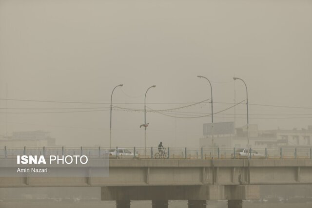 هشدار سطح نارنجی ورود توده خاک از عراق به خوزستان