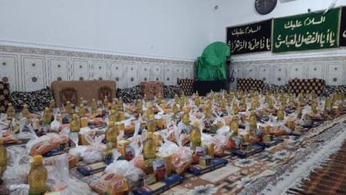 اهدای سبدکالای شب یلدا استان خوزستان توسط فاطمه منصوری نسب