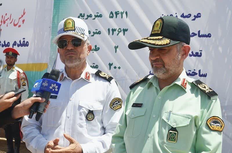 عملیات اجرایی سه طرح عمرانی پلیس راهور در خوزستان آغاز شد
