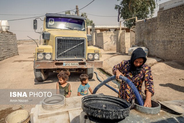 وقوع شدیدترین خشکسالی ۶۰ سال اخیر، در خوزستان / افزایش تانکرهای آبرسانی در پی تنش آبی