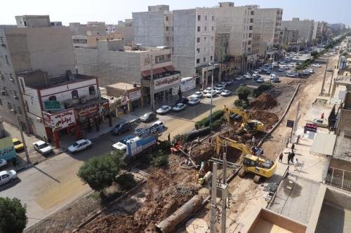 پیشرفت فیزیکی ۴۹ درصدی طرح فاضلاب اهواز